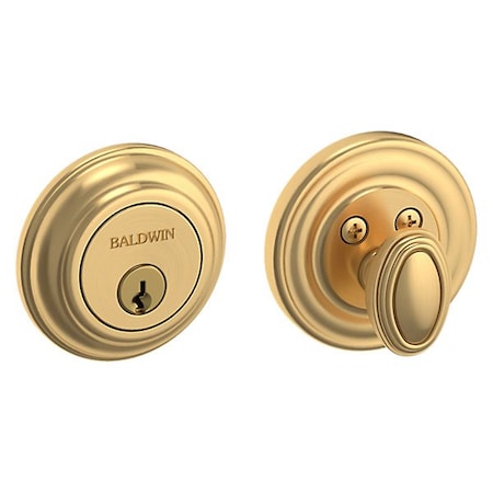 Baldwin Estate Lifetime Satin Brass Deadbolts 8231.044